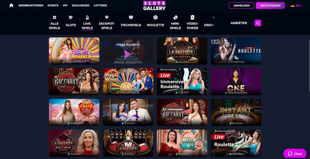 slots gallery live games